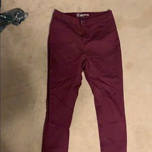 Maroon Jeans